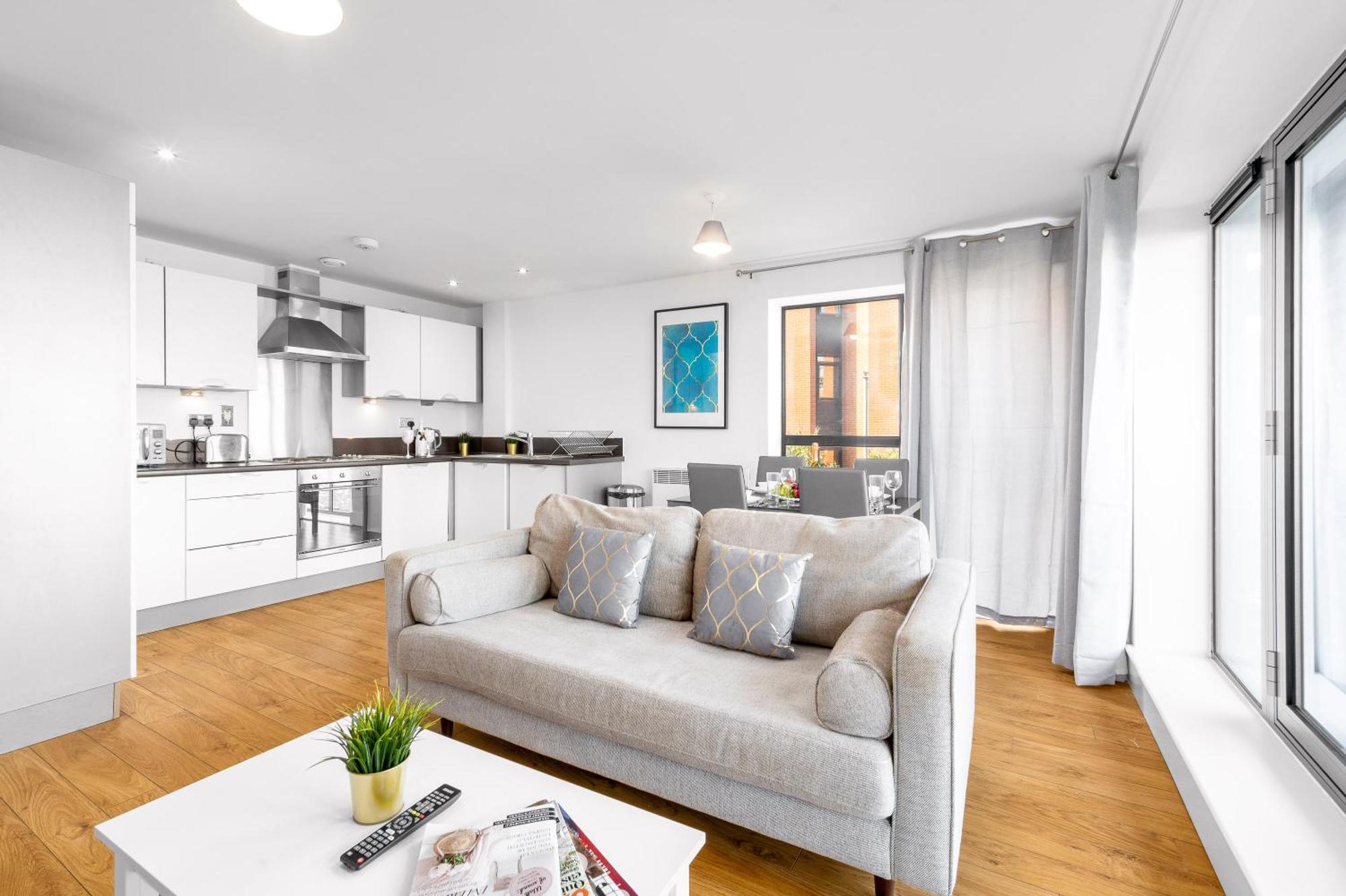 Stylish Birmingham City Centre - 2 Bed - Secure Parking - 5Ac Bagian luar foto